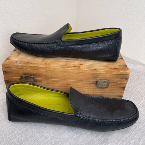 Cole Haan Black Leather Driving Loafers Men’s 13M Slip On Drivers Comfort main image 4